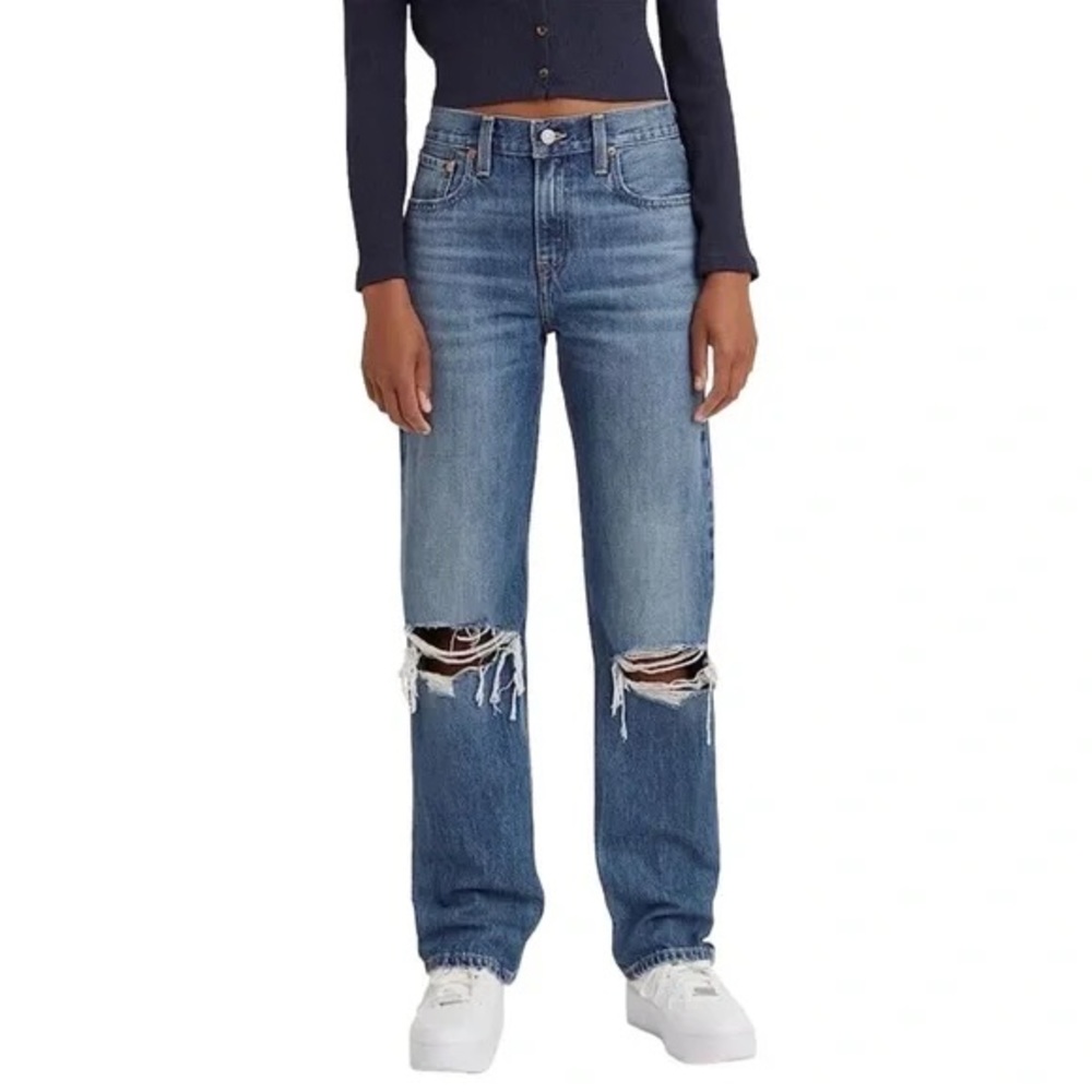 Levi’s Low Pro Straight Busted Knee Distressed